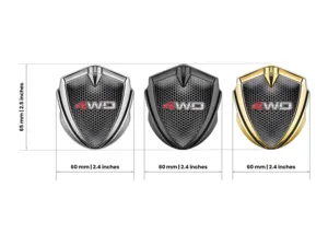 Emblem Auto Abzeichen Renn Design Glänzend Finish